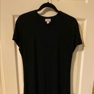 XS LuLaRoe Maria Dress Solid Black